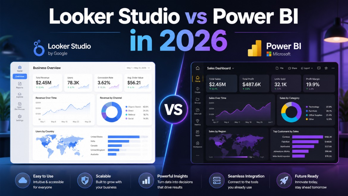 Looker Studio vs Power BI in 2026 | Which BI Tool is Better?